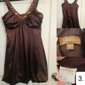 SOLD Brown Jessica Dress